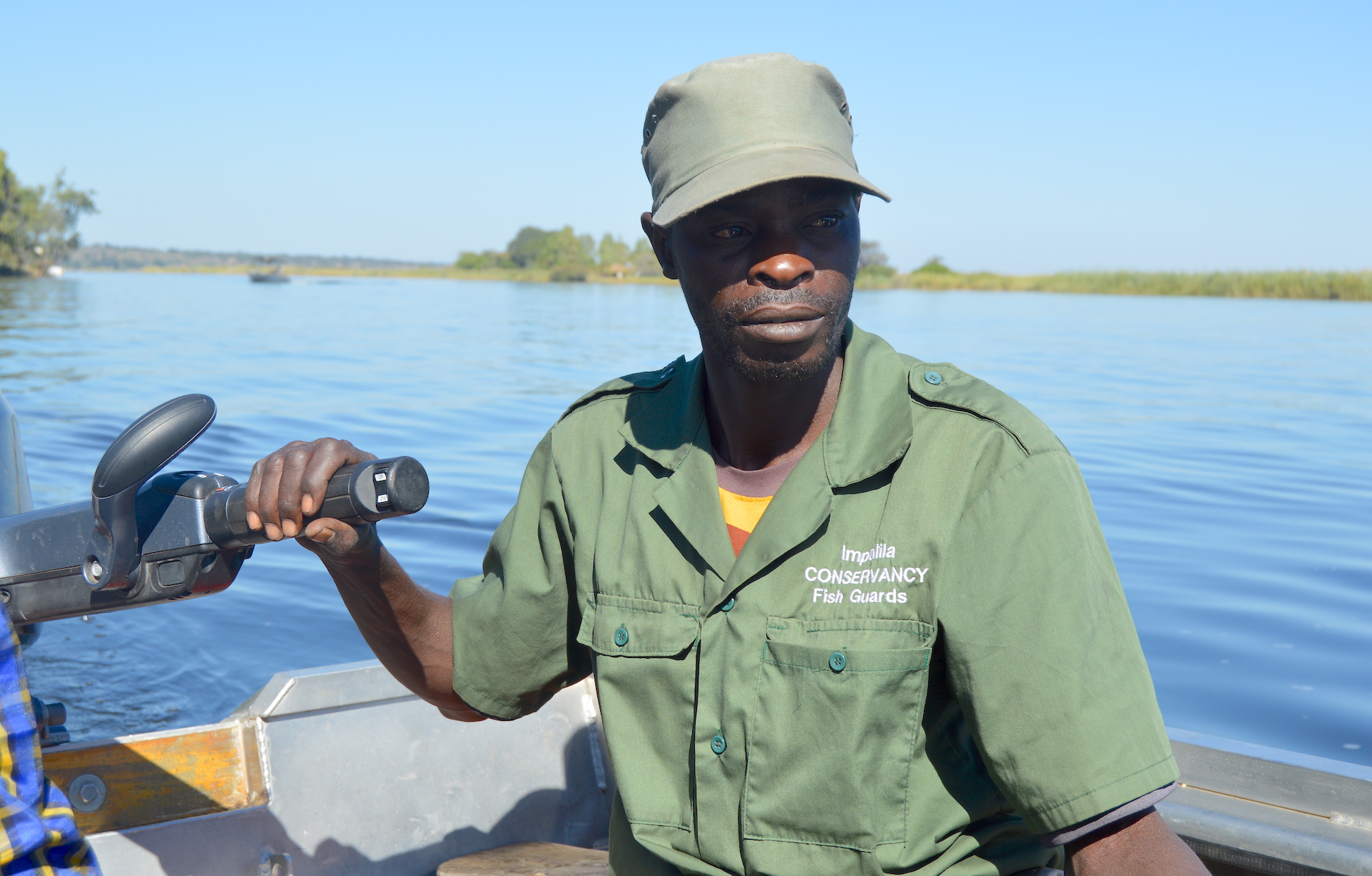 A community fish guard on patrol