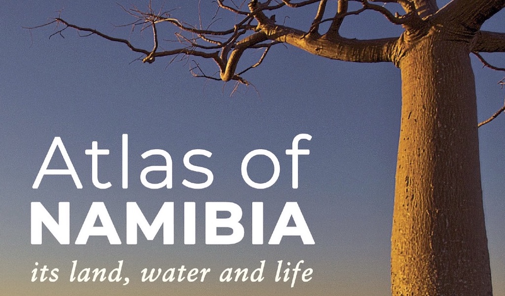 The front cover of the Atlas of Namibia.
