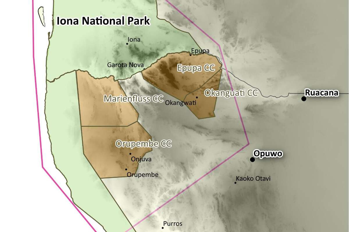 Map of the SCIONA project area.