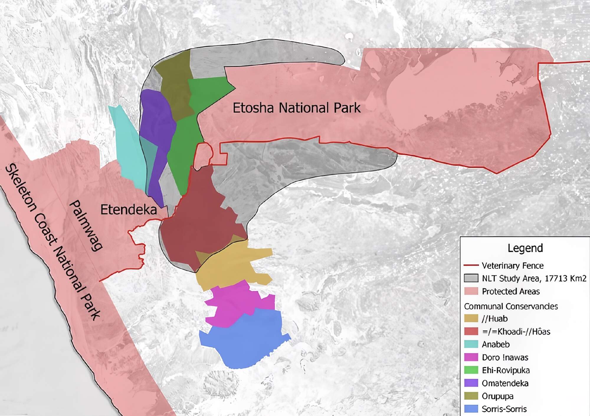 A map of the region.