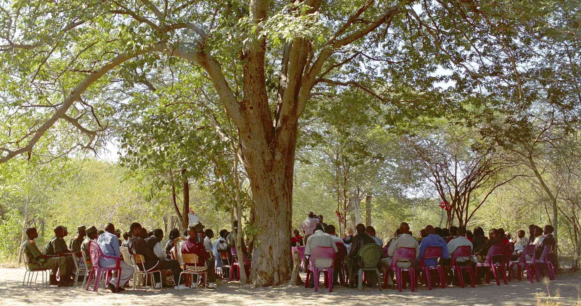 A conservancy meeting