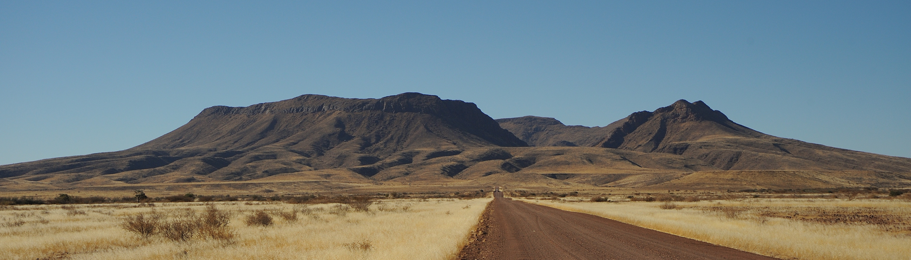 The rarely visited, but stunning Brukkaros mountain, in southern Namibia.