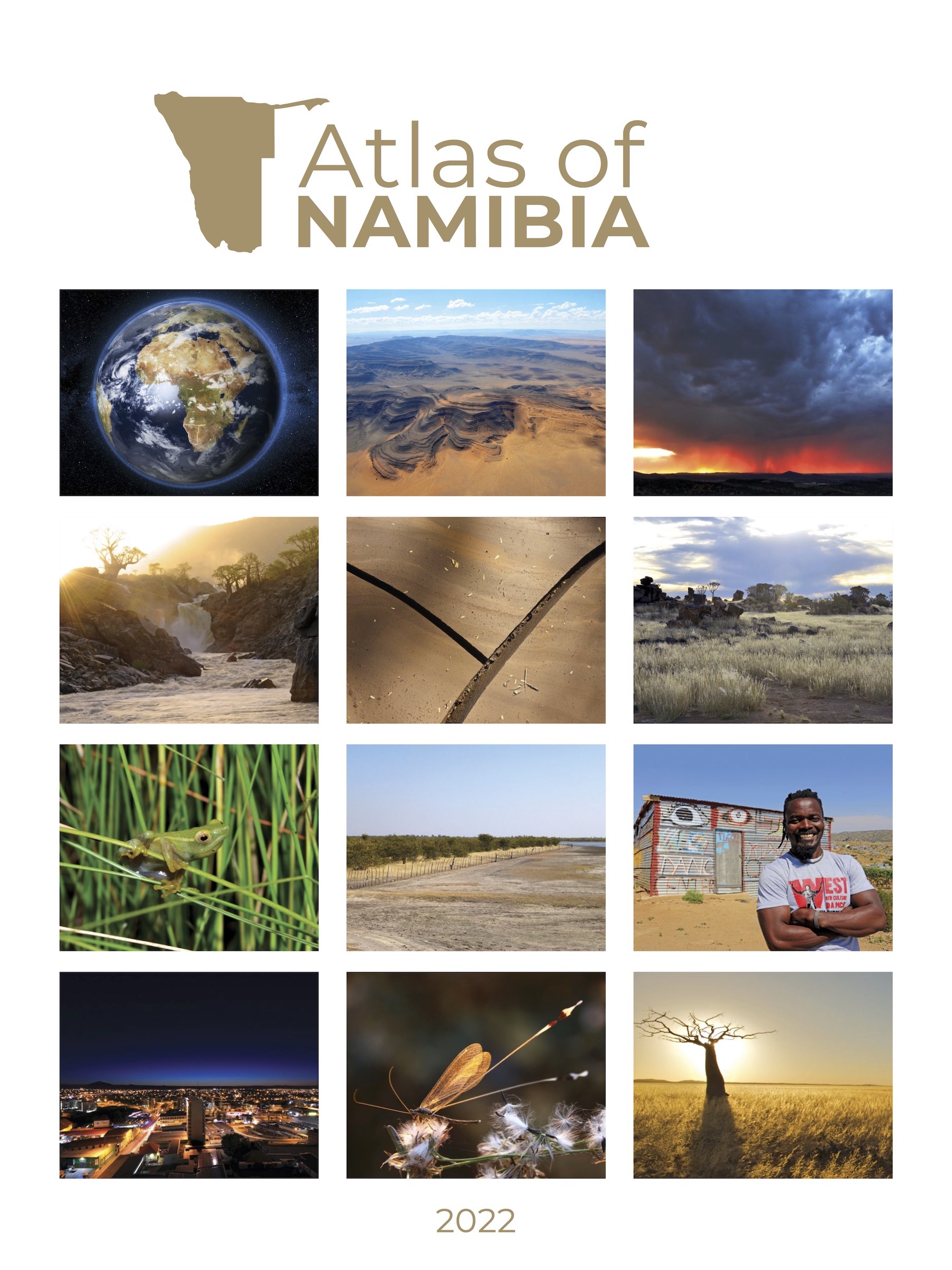 An example page from the Atlas of Namibia.