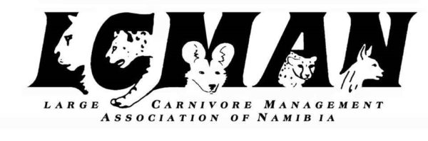 Large Carnivore Management Association of Namibia (LCMAN) logo.