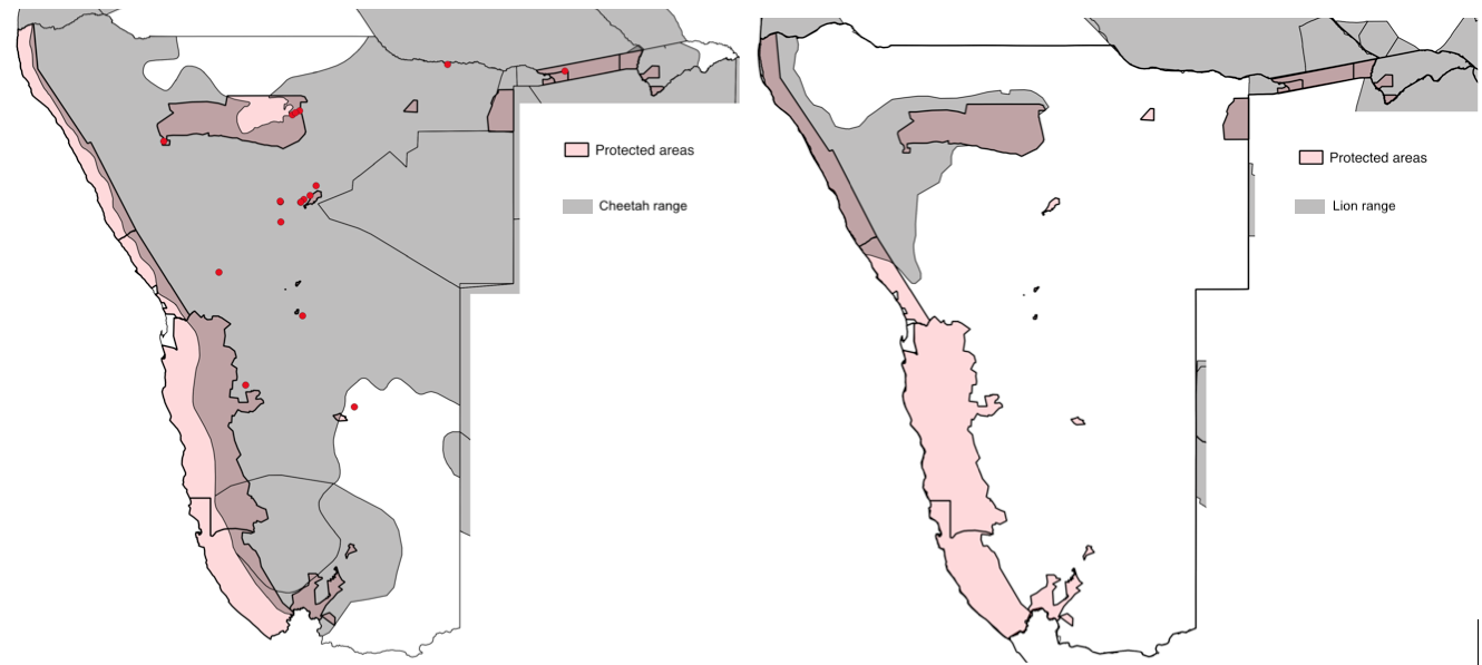 maps of carnivore range