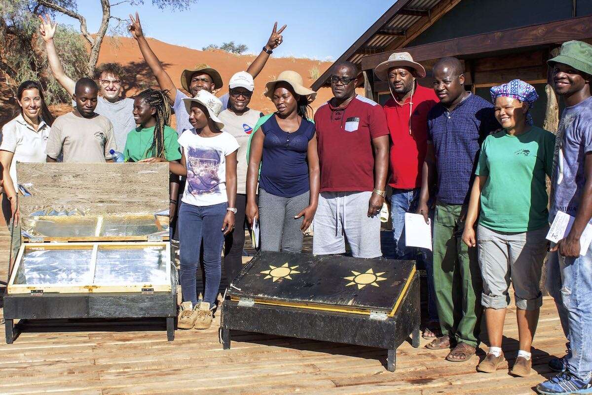 Teachers workshop in rural Namibia.