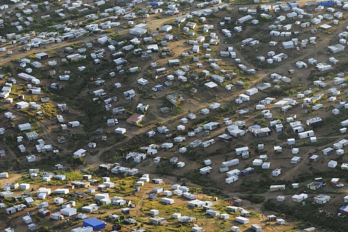 Informal settlement from the air.