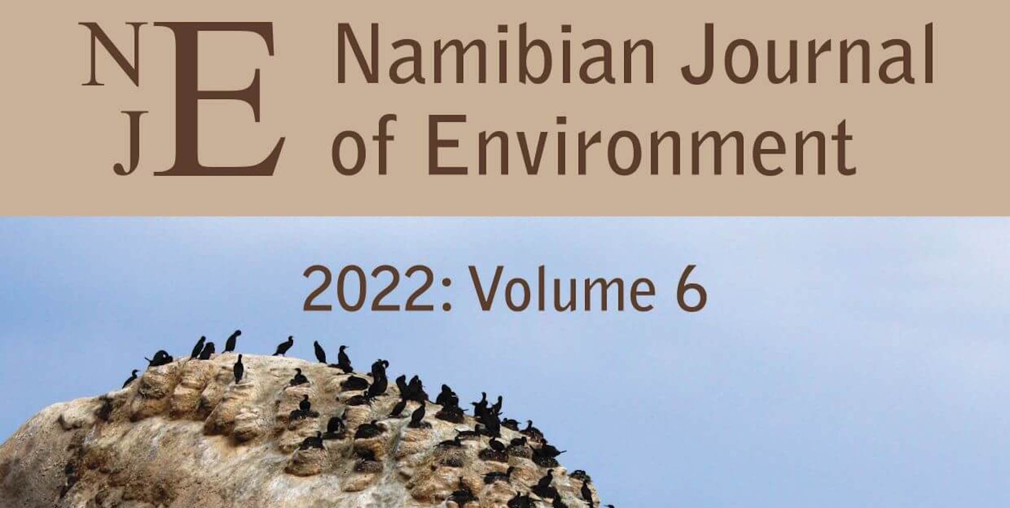 The front cover of NJE volume 6, 2022 edition.